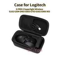 EVA Hard Case for Logitech G PRO X Superlight Wireless G102 G304 G403 G603 G703 G502 G900 903 Gaming Mouse Portable Storage Box Cloth Fabric Package Pouch Waterproof Shockproof