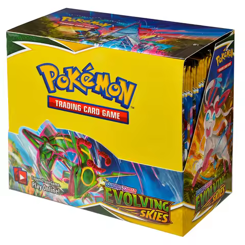 New 360Pcs English Pokémon TCG: Sword Shield Evolving Skies Booster Box Pokemon trade card 36 Pack B