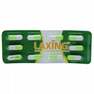 Laxing isi 10 kapsul/Obat Buang Air besar/ BAB lancar /pelangsing perut herbal/Penghilang Perut Bunc