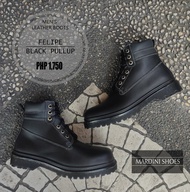 Mardini Shoes - Marikina - Men's Boots - Felipe Black Pullup