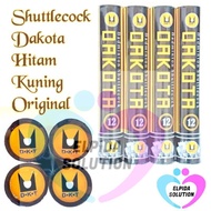 Dakota Badminton Shuttlecock Yellow Black Original Dakota Shuttlecock/ Original Dakota Black Yellow 