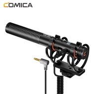 COMICA CVM-VM20 Video Cardioid Condenser Microphone 2-level Low Cut Noise Canceling 3.5mm Monitoring