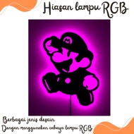 RGB character light wall display (mario brosh) RGB light wall decoration RGB light wall display RGB 