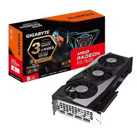 [Domestic as Genuine]Gigabyte Radeon Rx 7600 Gaming Oc D6 8Gb Jayshin