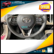 Toyota Corolla Cross 2020 - 2027 Steering Wheel Carbon Lining Trim Cover Fit For Corolla Cross Vacc 