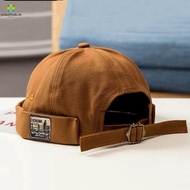 LFINDS Men Women Skullcap, Cotton Dome Brimless Hat , Fashion without Visor Gorras Docker Cap Melon 