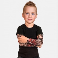 เสื้อผ้าเด็กสำหรับเด็กชายและเด็กชาย, เสื้อยืดแขนลายสักแบบใหม่ทันสมัยเสื้อคอตตอนสำหรับเด็กทารกอายุ1ถึง6ปี