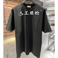 [Full Set Packaging] slp/ysl Small Label Embroidered Beaded Floor Cotton Short-Sleeved T-Shirt Saint