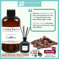 Aroma Sense Coffee Scent Reed Diffuser Refill (250ml)