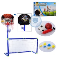 Goal บอล โกล์วบอล ฟุตบอล สำหรับเด็ก ฟุตบอลเด็ก พร้อมโกล์ว แบบพกพา ขนาด  60 x 44 cm