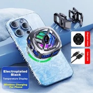 X111 Phone Magnetic Semiconductor Coolng Fan Radiator with 7 Gears Adjustable Game Cooler for IOS An