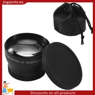 52mm 2X Magnification Telephoto Lens for AF-S 18-55mm 55-200mm Lens Camera