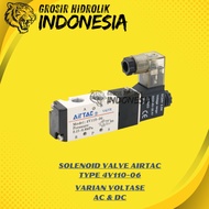 SOLENOID VALVE 4V110-06 SOLENOID VALVE AIRTAC TYPE 4V110-06 AC220 DC 24/