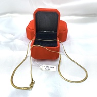 Ongpin Gold 18K Saudi Gold Pawnable Legit Gold SNAKE Necklace - Necklace For Men And Women - COMMERC
