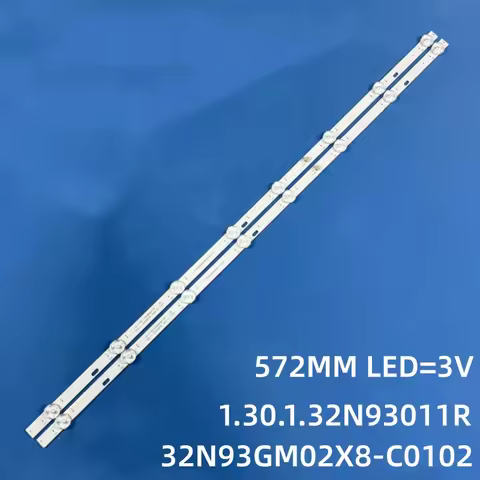 575mm 8lamps 3v LED backlight strip for Mglnx3290i CJ 1.30.1.32N93011R 32N93GM02X8-C0102 7.03.F.32A0