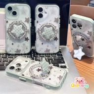 Star Mirror Stand Case For Vivo V40 V30 V29 Lite V27 V25 V23 V23E V21 V21S V20 Pro V17 Neo V9 5G 4G 