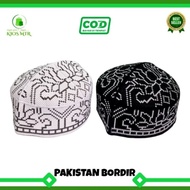 Peci PAKISTAN SUPER BORDIR ABSTRAK NEW Murah , Peci Pakistan Bordir , Peci Kopiah Pakistan Bordir , 