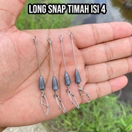 Anti-sping fishing snap, super strong casting snap snap
