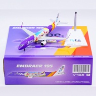 Aircraft 1: 200 JC Wings Alloy Airliner Model Flybet Airlines EMB 190-200LR G-FBEM