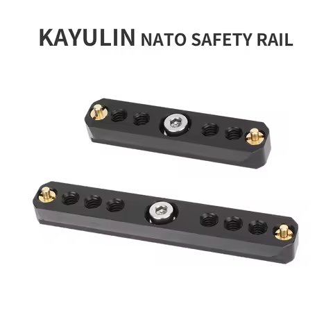 KAYULIN 2.8" 3.9" Quick Release NATO Safety Rail with 1/4"-20 Anti-Twist Screw for NATO Clamp Top Ha