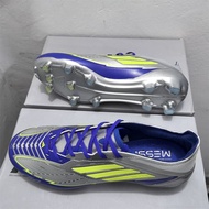 F50 elite messi fg knitted men's sneakers outdoor anti-slip and wear-resistant football match shoes