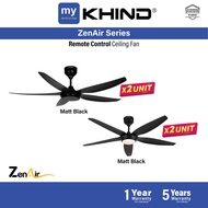 [2 unit] Khind Zenair Series Ceiling Fan CF56DC5R CF56DC6RL
