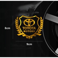 Toyota Gold/Gold Sticker | Cutting sticker
