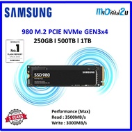 SAMSUNG 980 PCIe M.2 2280 NVMe SSD 250GB l 500GB l 1TB
