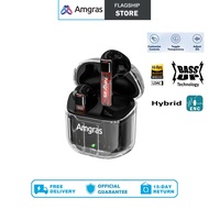 Amgras Future Ⅱ Pro Bluetooth Earphone Transparent earphones ENC Noise Earbud Sports Wireless Earpho