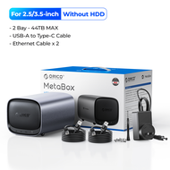 ORICO เดสก์ท็อป5-Bay/2-Bay NAS สำหรับ2.5/3.5 Hdd/ SSD 110TB สูงสุด8GB DDR4 RAM 2 * 2.5GbE 2 * M.2 NV