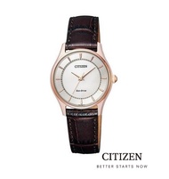 CITIZEN นาฬิกาข้อมือผู้หญิง Eco-Drive EM0403-02A Lady watch (พลังงานแสง)