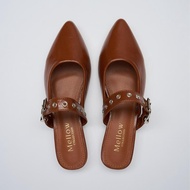 MellowCo รองเท้าส้นเตี้ยหัวแหลมสายคาดเข็มขัด Flats รุ่น Call Me Ivy M12-4517