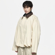 Jacket Style Puffed Leather Collar 67PERCENT/67% - COCOON LIGHT BOMBER