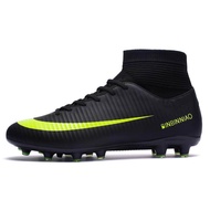 x28 (FG/AGขนาด 35-45) Professional รองเท้าส้นสููงหญ้าเทียมรองเท้าฟุตบอลรองเท้ากีฬารองเท้าฟุตบอลสำหรับบุรุษและเด็ก