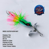 Slater Mini/Slash Bait Raz Lure Umpan Casting Toman