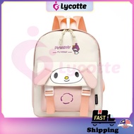 LYCOTTEmy 30cm/40cm/47cm Beg Sekolah Rendah School Bag Bags Backpack Sanrio Melody Cinamoroll Kuromi