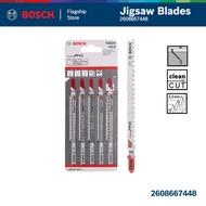 BOSCH 5pcs T302H Jigsaw Blade Set For PVC Cutting - 2608667448