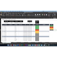 Agile Project with Gantt Chart Spreadsheet System (Updated Version)