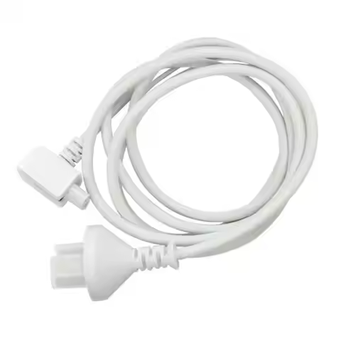 1.8M 1 PCS Power Extension Cable Cord For Apple MacBook Pro Air AC Wall Charger Adapter White EU/UK/