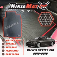 𝗡𝗶𝗻𝗷𝗮𝗠𝗮𝘁 BMW 5 Series F10 2010-2019 Car Floor Mat and Carpet
