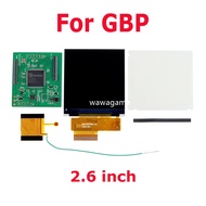 1set 2.6 inch Back Light LCD For GBP Backlight LCD Screen High Light Kits For GameBoy Pocket Console