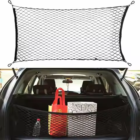 90x40 CM/60x110 CM Net Holder Universal Car Trunk Rear Storage Cargo Luggage Nylon Elastic Mesh With