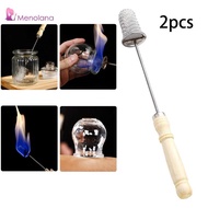 Menolana 2Pcs Cupping Torch Vacuum Cupping Stainless Steel Cupping Stick Cupping Ignition