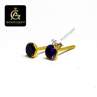 6K Gold Jewelry Stud Earrings