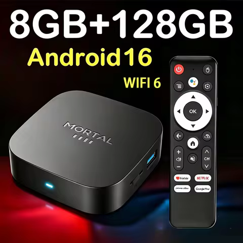 Original T1+ mini Smart tv box Android 16.0 3518 S Quad Core 8GB 128GB 4G WiFi 8K UHD HDR 10 H265 mu