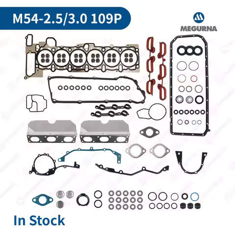 Engine Rebuild Overhaul Kit Full Cylinder Head Gasket Seal Set for BMW M54 2.5 3.0L 330Ci E46 730Li 