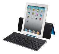 Logitech Tablet Keyboard (Keyboard-and-Stand Combo) for iPad, iPad 2, iPad (3rd/4th generation), and iPad mini