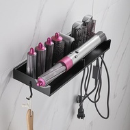 Cherryshe Aluminum Alloy Wall Mount Holder Rack Wall Storage Organizer Wall Stand Holder for Dyson Airwrap Styler and Brushes