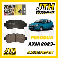 TAIHOAUTO JTH PERFORMANCE Front Brake Pad Perodua Axia 2023~ D74A Ceramic Disc Break Pad Brek Axia Baru New
