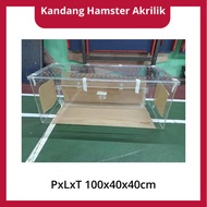 Acrylic Hamster Cage LxWxH 100x40x40cm Thickness 4mm